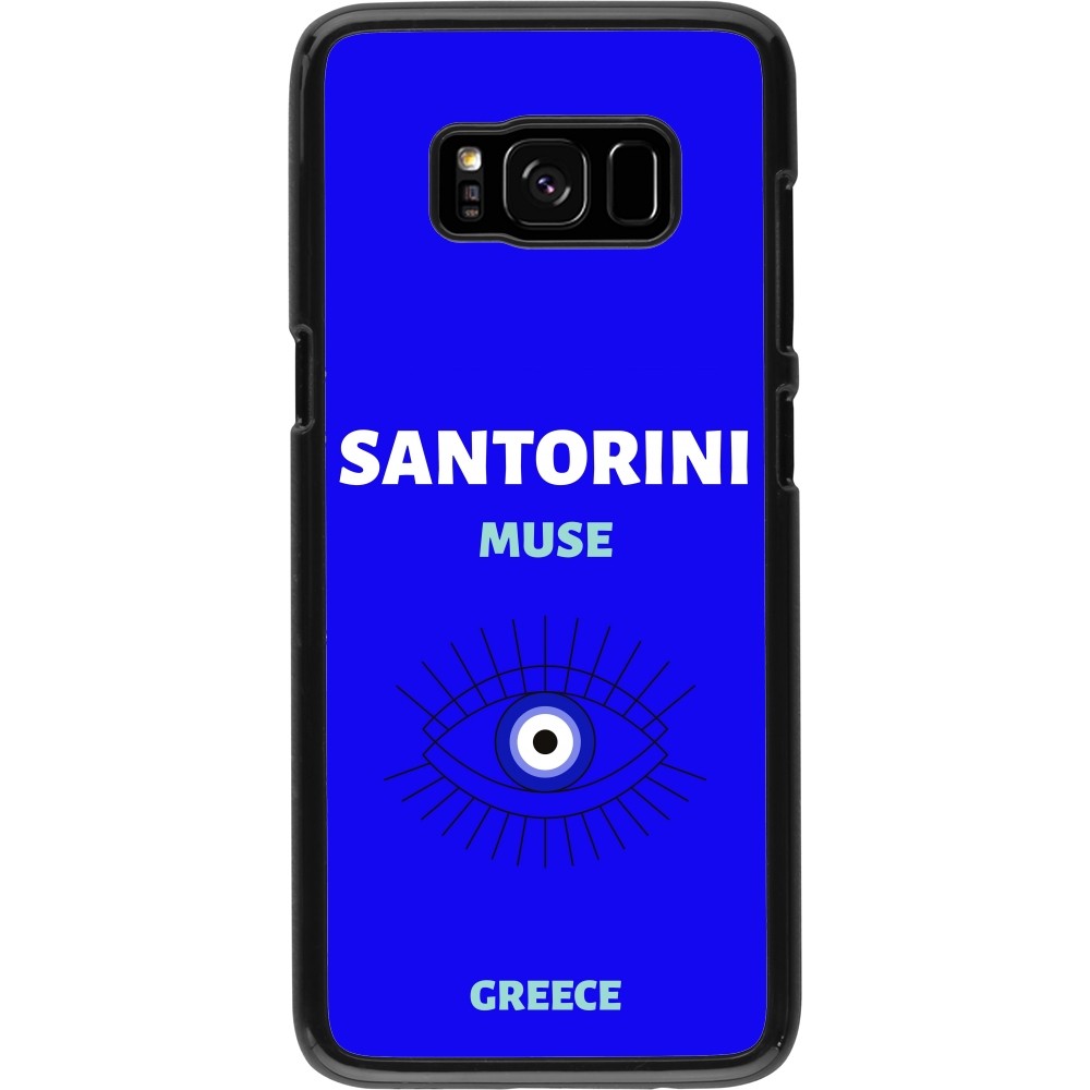 Samsung Galaxy S8 Case Hülle - Pop Summer Destination Santorini