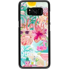 Samsung Galaxy S8 Case Hülle - Preppy Collage Aloha