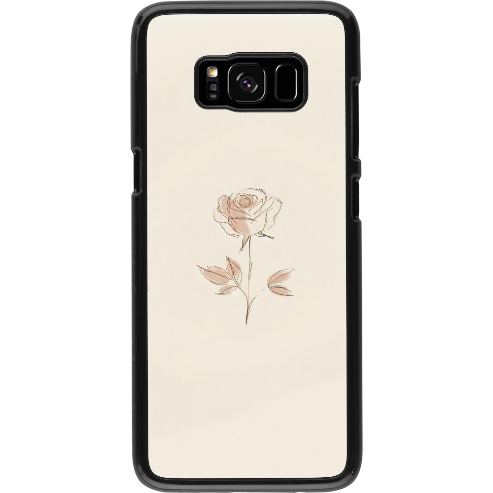 Samsung Galaxy S8 Case Hülle - Rosa Sand Minimalistisch