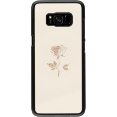 Samsung Galaxy S8 Case Hülle - Rosa Sand Minimalistisch