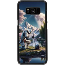 Samsung Galaxy S8 Case Hülle - Samurai Katana Mond