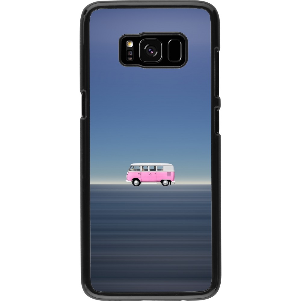 Samsung Galaxy S8 Case Hülle - Spring 23 pink bus