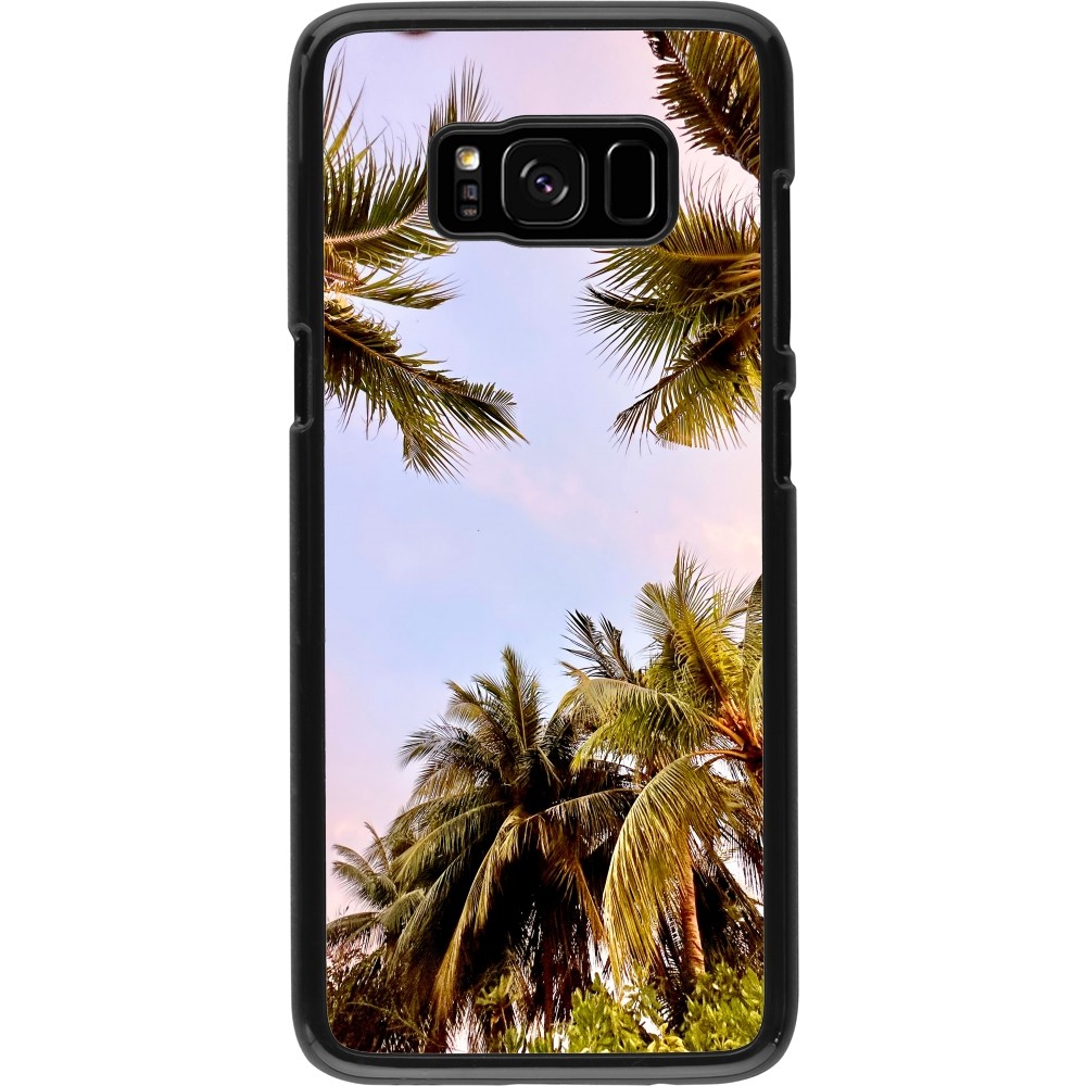 Samsung Galaxy S8 Case Hülle - Summer 2023 palm tree vibe