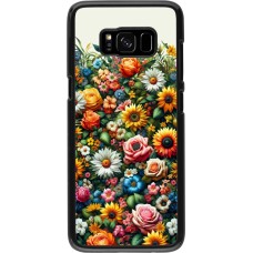 Samsung Galaxy S8 Case Hülle - Sommer Blumenmuster