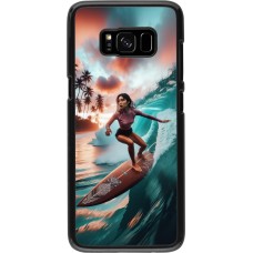 Samsung Galaxy S8 Case Hülle - Surferin aus Bali