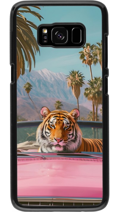Coque Samsung Galaxy S8 - Tigre voiture rose