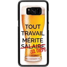 Hülle Samsung Galaxy S8 - Tout travail mérite sa bière