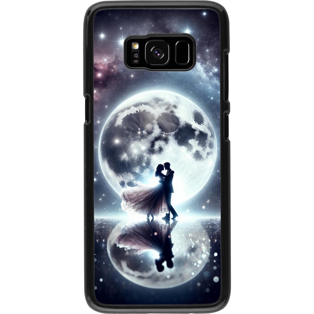 Samsung Galaxy S8 Case Hülle - Valentin 2024 Liebe unter dem Mond