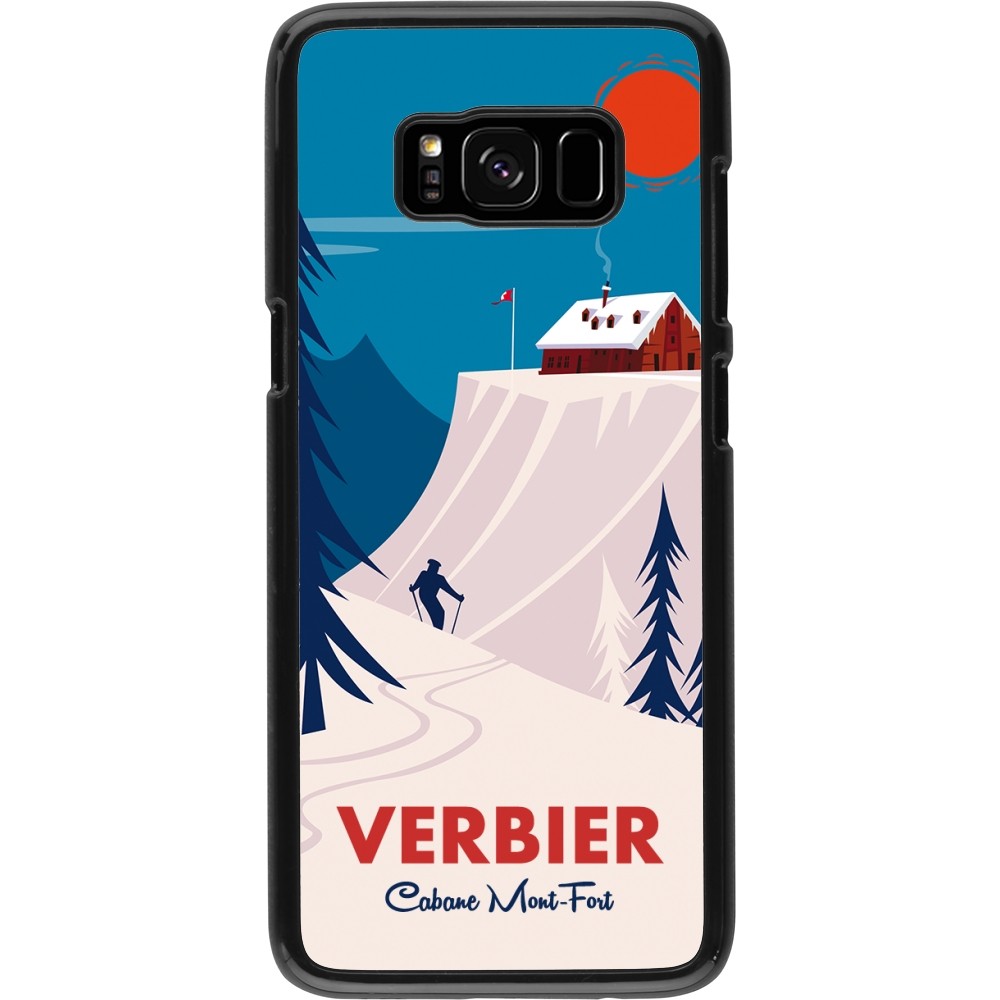 Samsung Galaxy S8 Case Hülle - Verbier Cabane Mont-Fort