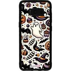 Samsung Galaxy S8 Case Hülle - Silikon schwarz Halloween 2024 Niedliches Muster