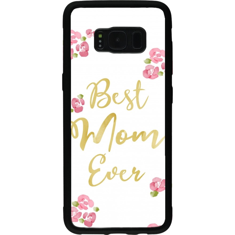 Samsung Galaxy S8 Case Hülle - Silikon schwarz Mom 2024 best Mom ever