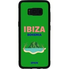 Samsung Galaxy S8 Case Hülle - Silikon schwarz Pop Summer Destination Ibiza