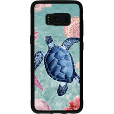 Samsung Galaxy S8 Case Hülle - Silikon schwarz Preppy Turtle