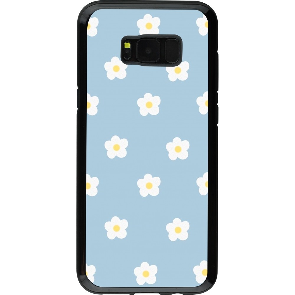 Samsung Galaxy S8+ Case Hülle - Hybrid Armor schwarz Easter 2024 daisy flower