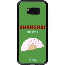 Samsung Galaxy S8+ Case Hülle - Hybrid Armor schwarz Pop Summer Destination Shanghai