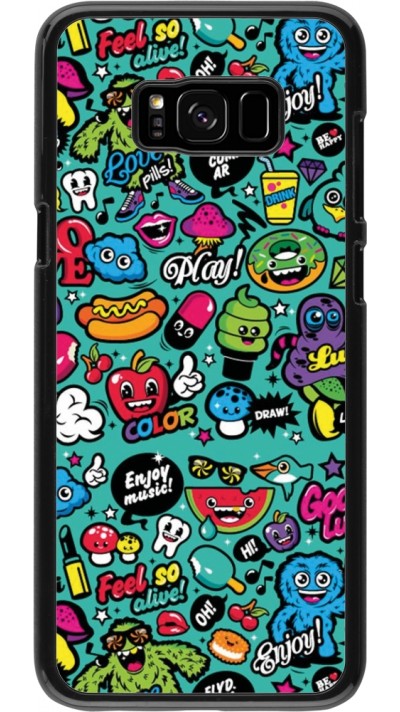 Samsung Galaxy S8+ Case Hülle - Cartoons old school