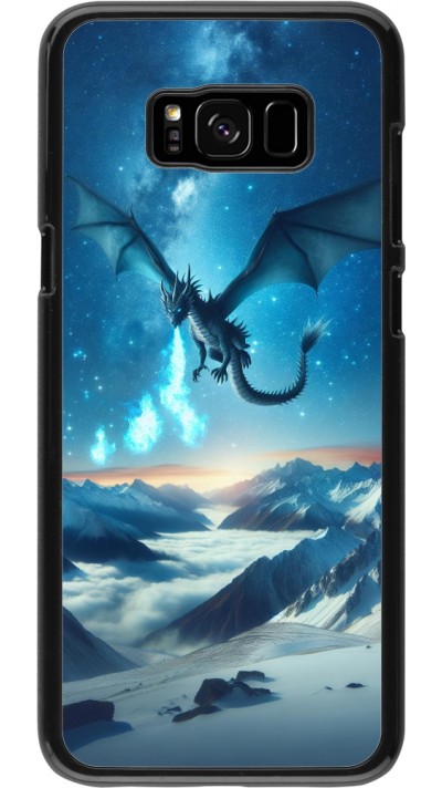 Samsung Galaxy S8+ Case Hülle - Drache nächtliche Berg