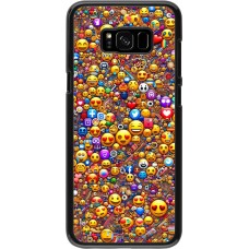 Samsung Galaxy S8+ Case Hülle - Emoji gemischt