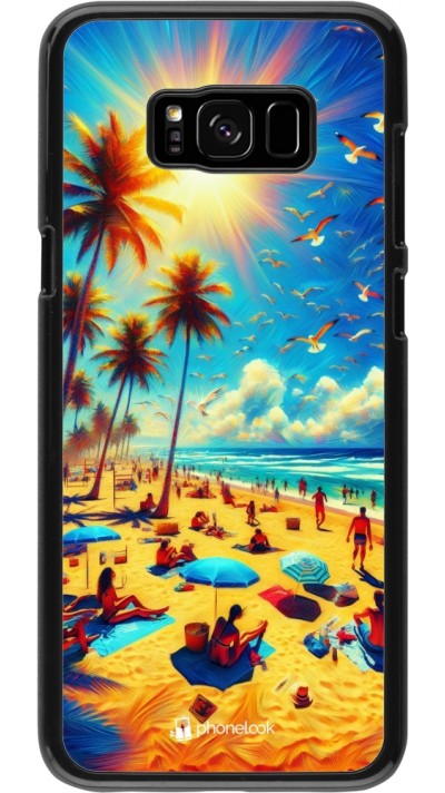 Samsung Galaxy S8+ Case Hülle - Sommer Paradies Farbe