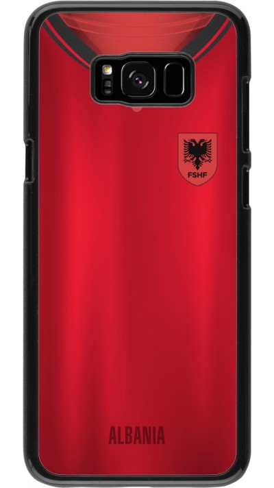 Coque Samsung Galaxy S8+ - Maillot de football Albanie personnalisable