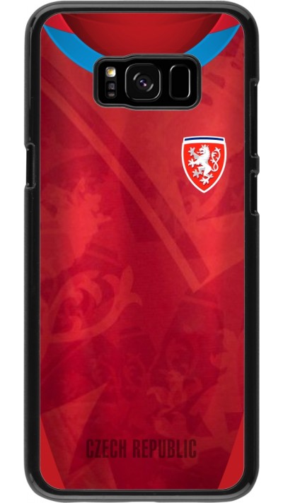 Coque Samsung Galaxy S8+ - Maillot de football République Tchèque personnalisable