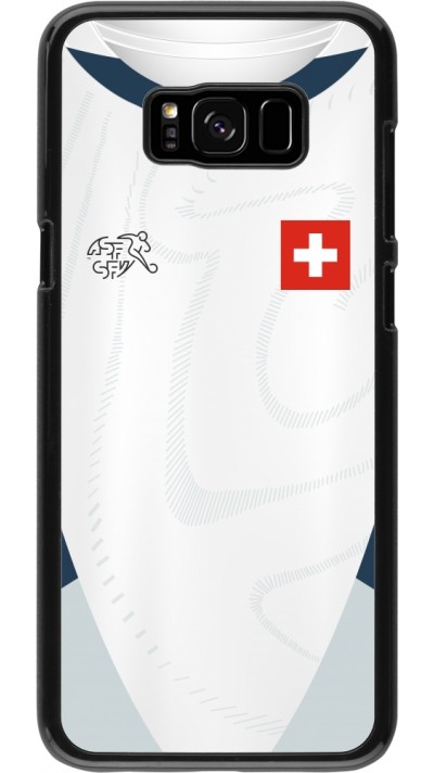 Coque Samsung Galaxy S8+ - Maillot de football Suisse Extérieur personnalisable