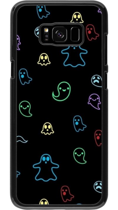 Samsung Galaxy S8+ Case Hülle - Halloween 2024 colorful ghosts