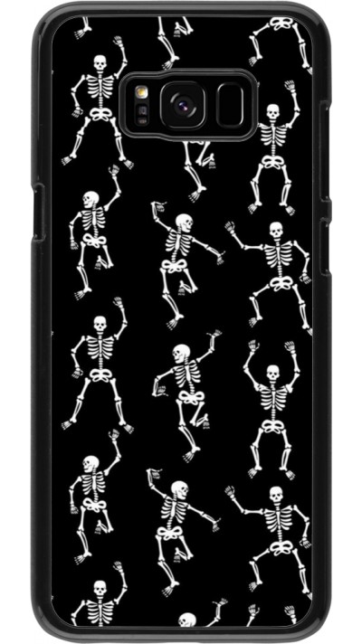 Samsung Galaxy S8+ Case Hülle - Halloween 2024 dancing skeleton