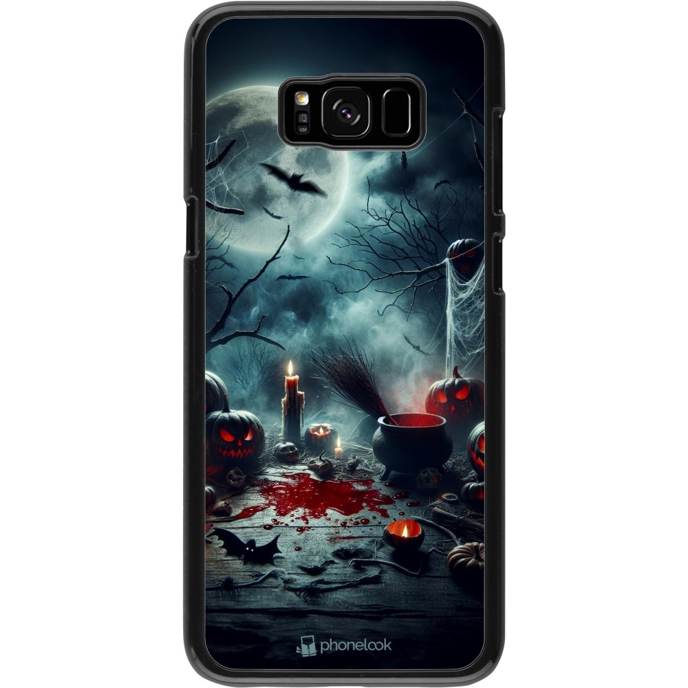 Samsung Galaxy S8+ Case Hülle - Halloween 2024 Dunkler Mond