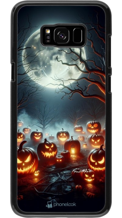 Samsung Galaxy S8+ Case Hülle - Halloween 2024 Viele Kuerbisse