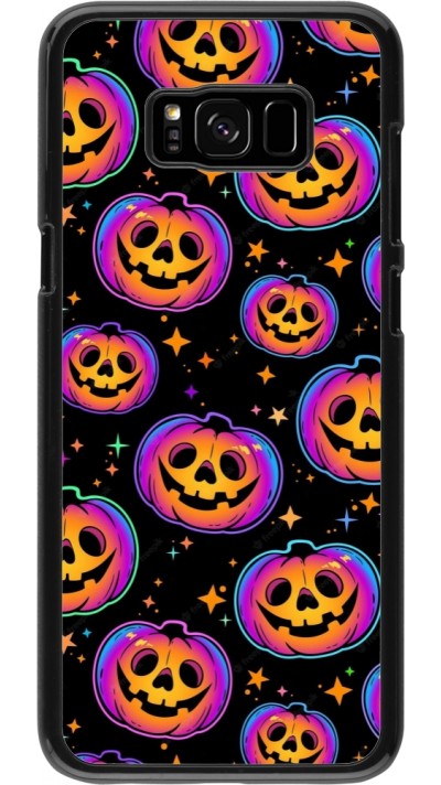 Samsung Galaxy S8+ Case Hülle - Halloween 2024 rainbow pumpkins