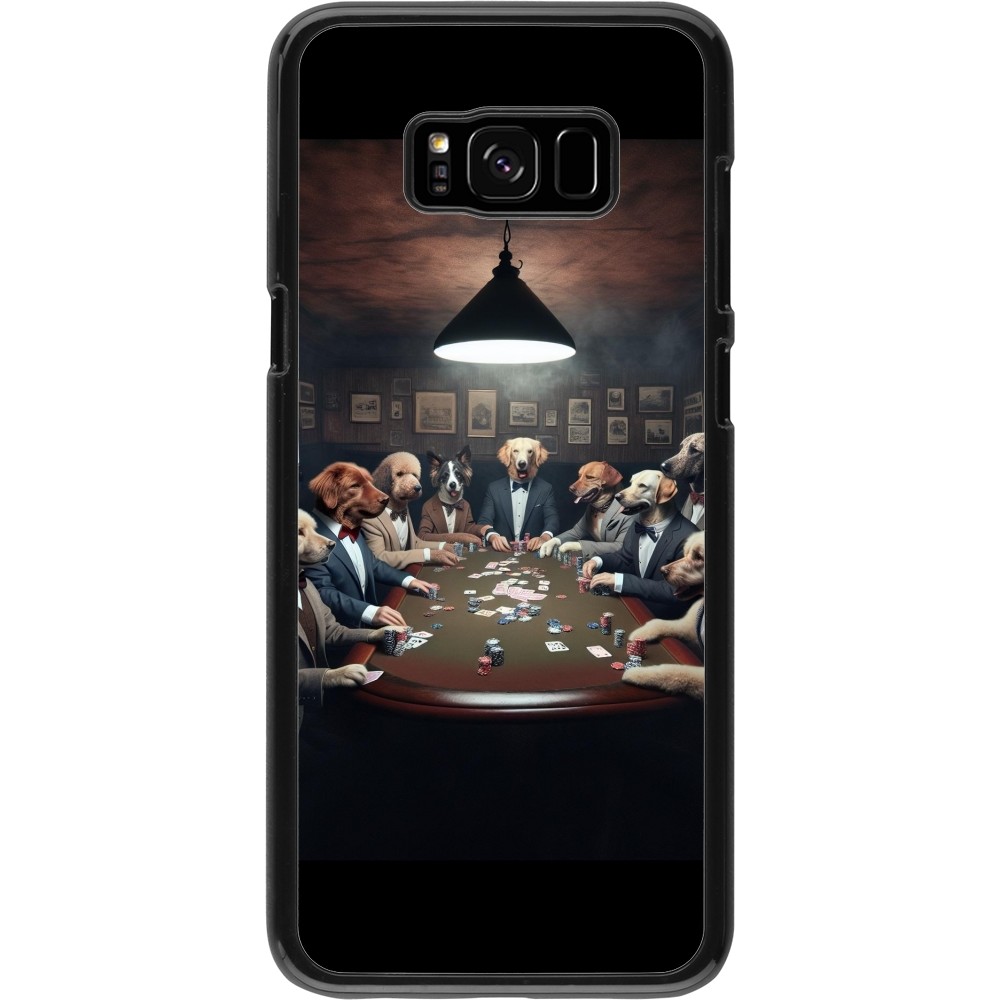 Samsung Galaxy S8+ Case Hülle - Die Pokerhunde