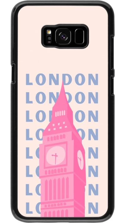 Samsung Galaxy S8+ Case Hülle - London Pink Print