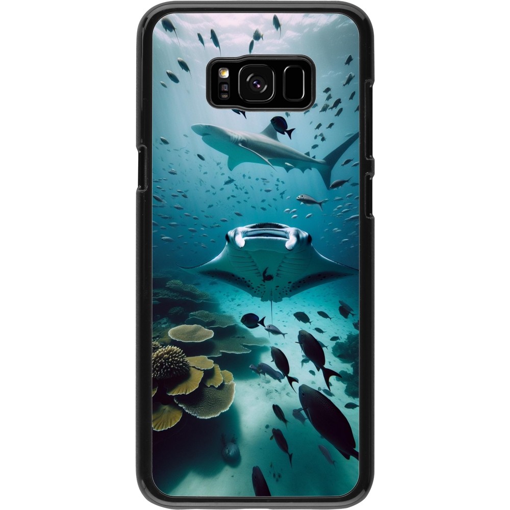 Samsung Galaxy S8+ Case Hülle - Manta Lagune Reinigung