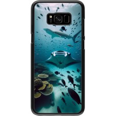 Samsung Galaxy S8+ Case Hülle - Manta Lagune Reinigung