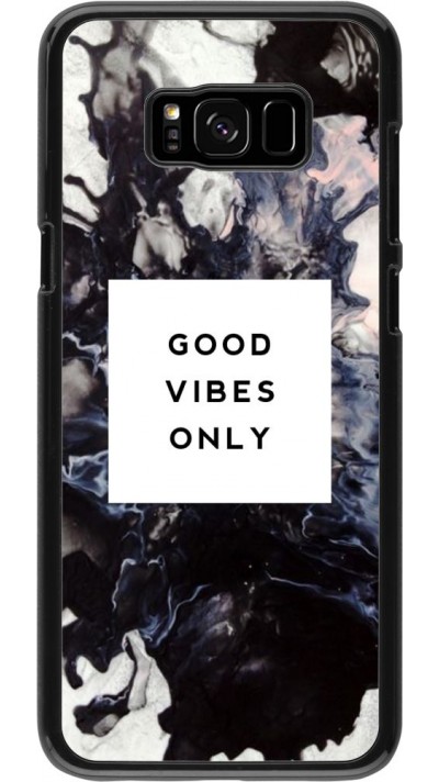 Hülle Samsung Galaxy S8+ - Marble Good Vibes Only