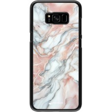 Samsung Galaxy S8+ Case Hülle - Rosa Leuchtender Marmor