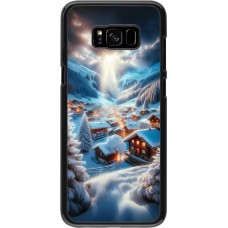 Samsung Galaxy S8+ Case Hülle - Berg Schnee Licht