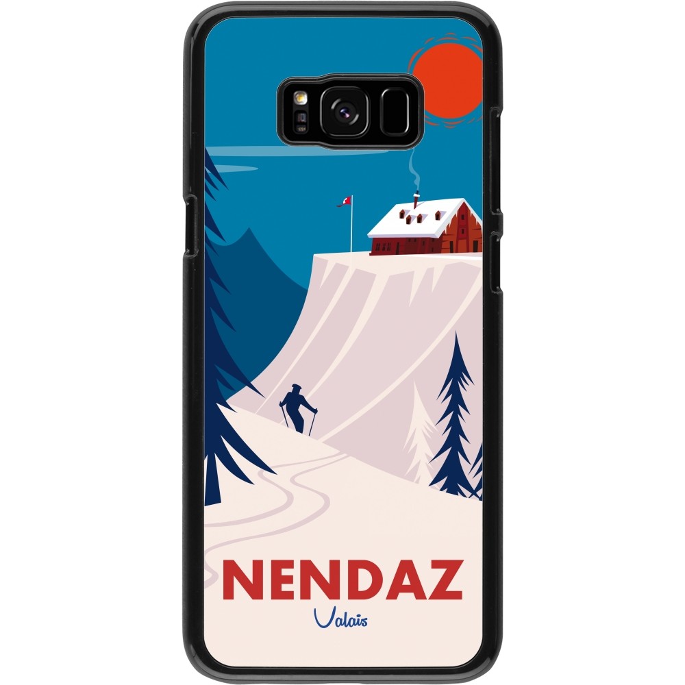 Samsung Galaxy S8+ Case Hülle - Nendaz Cabane Ski