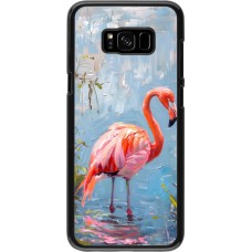 Samsung Galaxy S8+ Case Hülle - Paint Flamingo