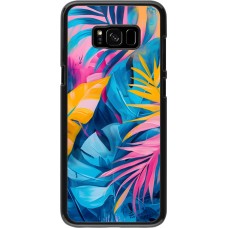 Samsung Galaxy S8+ Case Hülle - Palms Blue