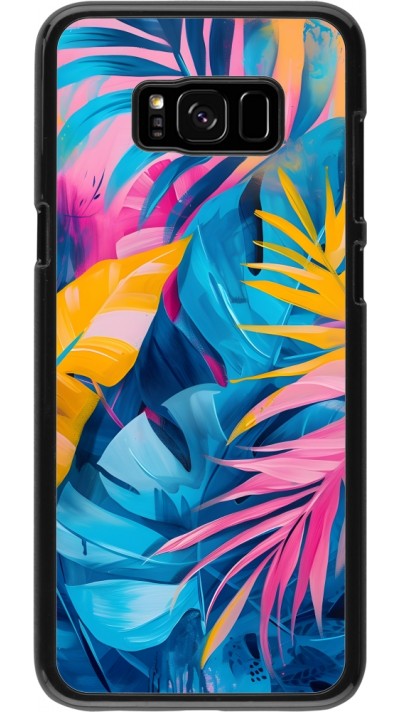 Samsung Galaxy S8+ Case Hülle - Palms Blue