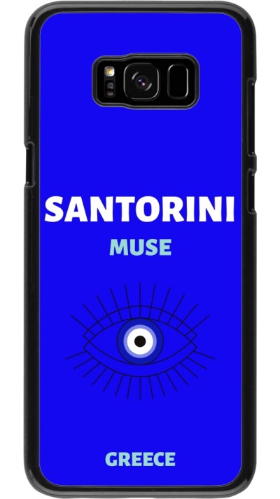 Samsung Galaxy S8+ Case Hülle - Pop Summer Destination Santorini