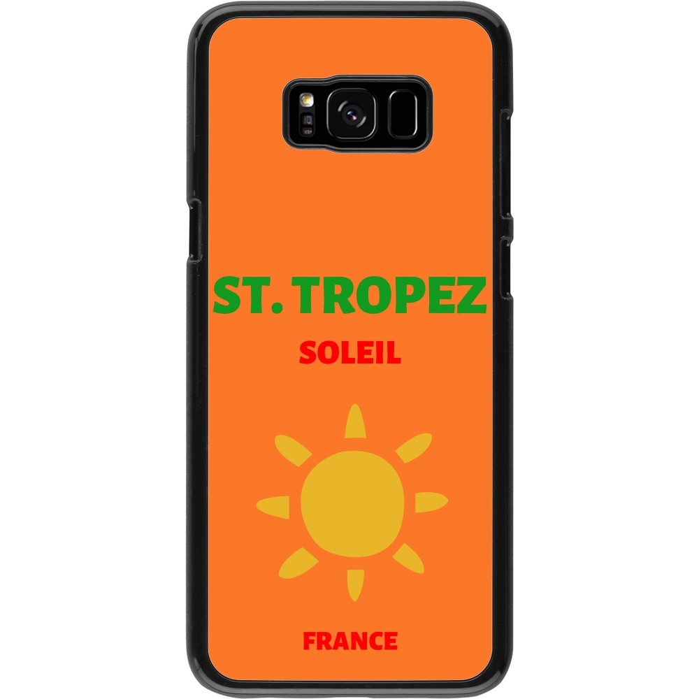 Samsung Galaxy S8+ Case Hülle - Pop Summer Destination St-Tropez