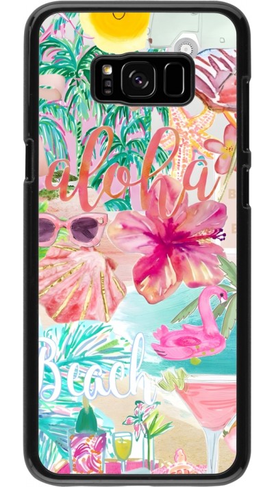 Samsung Galaxy S8+ Case Hülle - Preppy Collage Aloha