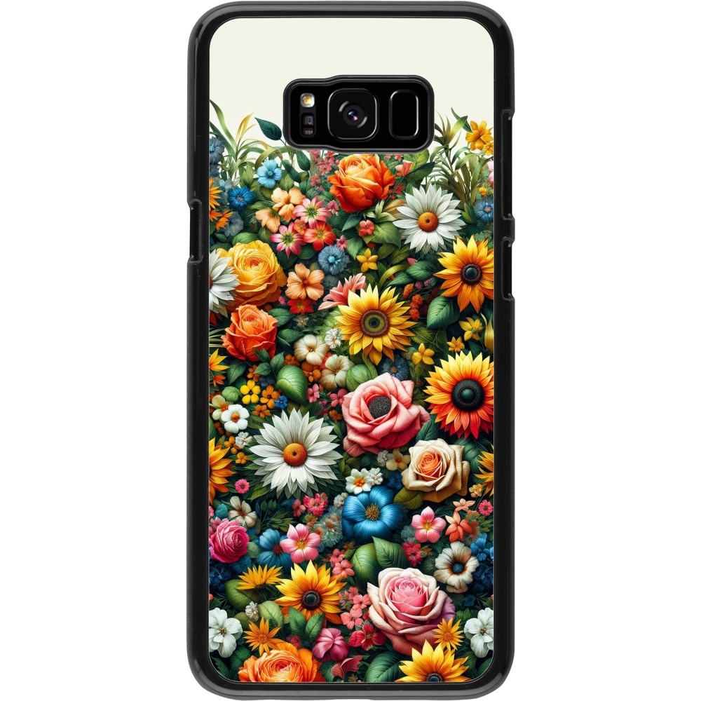 Samsung Galaxy S8+ Case Hülle - Sommer Blumenmuster