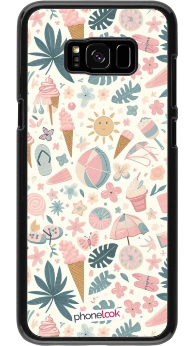 Samsung Galaxy S8+ Case Hülle - Sommer Pink Muster