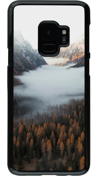 Samsung Galaxy S9 Case Hülle - Autumn 22 forest lanscape