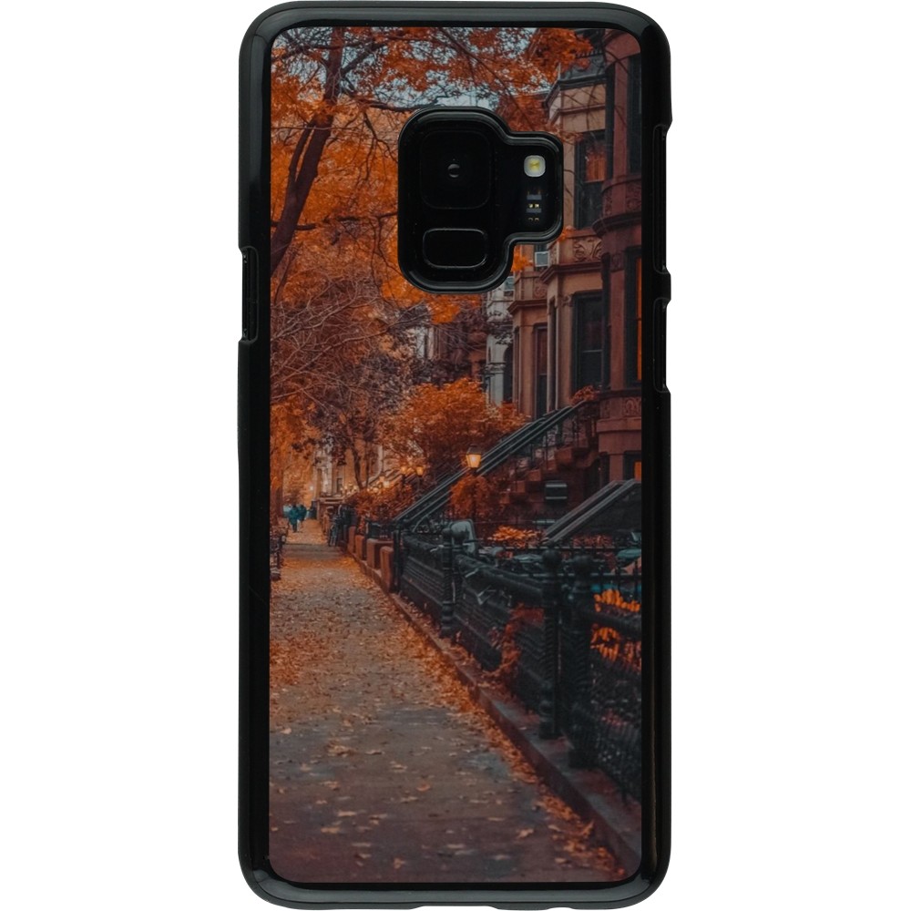 Samsung Galaxy S9 Case Hülle - Autumn 2024 city