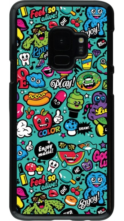 Samsung Galaxy S9 Case Hülle - Cartoons old school